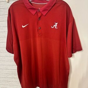 Nike Men's Alabama Crimson Polo Dri Fit Shirt